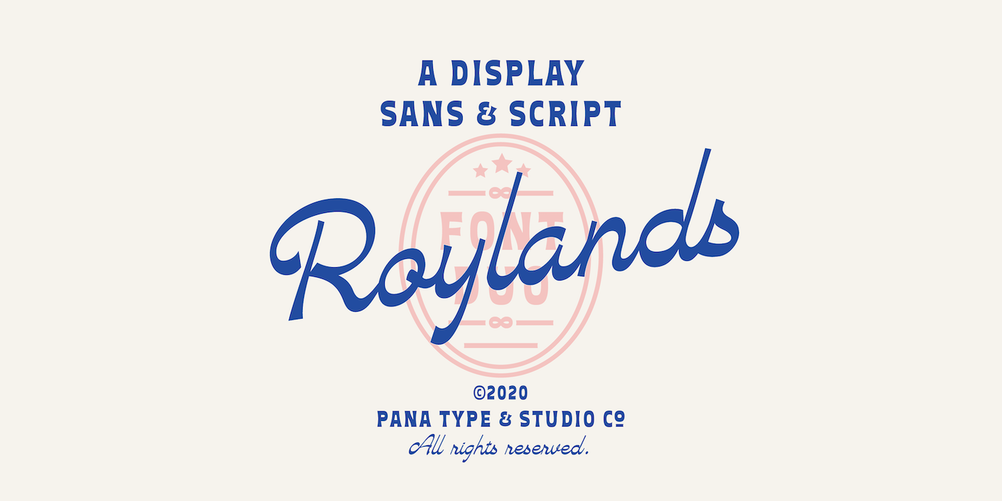 Font Roylands Font Duo